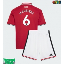 Echipament fotbal Manchester United Lisandro Martinez #6 Tricou Acasa 2026-27 pentru copii maneca scurta (+ Pantaloni scurti)
