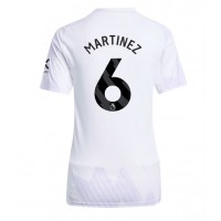 Echipament fotbal Manchester United Lisandro Martinez #6 Tricou Deplasare 2025-26 pentru femei maneca scurta
