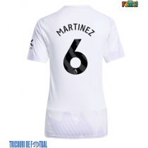 Echipament fotbal Manchester United Lisandro Martinez #6 Tricou Deplasare 2025-26 pentru femei maneca scurta