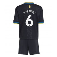 Echipament fotbal Manchester United Lisandro Martinez #6 Tricou Treilea 2025-26 pentru copii maneca scurta (+ Pantaloni scurti)