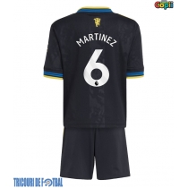 Echipament fotbal Manchester United Lisandro Martinez #6 Tricou Treilea 2025-26 pentru copii maneca scurta (+ Pantaloni scurti)