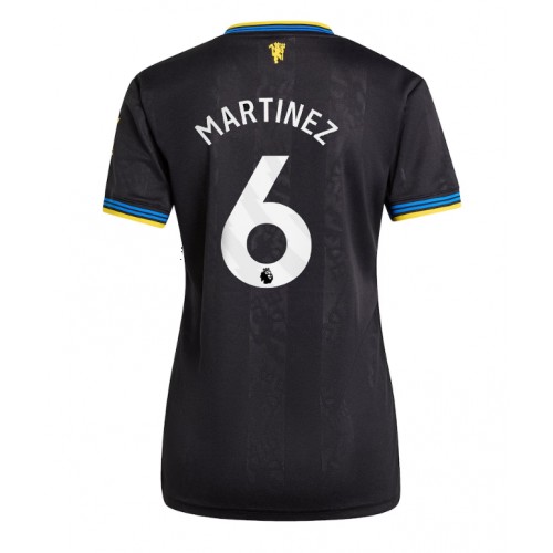 Echipament fotbal Manchester United Lisandro Martinez #6 Tricou Treilea 2025-26 pentru femei maneca scurta Echipament fotbal Manchester United Lisandro Martinez #6 Tricou Treilea 2025-26 pentru femei maneca scurta