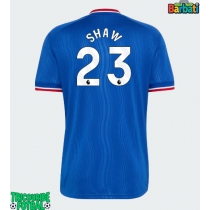 Echipament fotbal Manchester United Luke Shaw #23 Tricou Deplasare 2026-27 maneca scurta