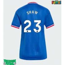 Echipament fotbal Manchester United Luke Shaw #23 Tricou Deplasare 2026-27 pentru femei maneca scurta