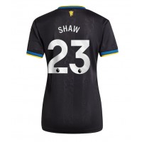 Echipament fotbal Manchester United Luke Shaw #23 Tricou Treilea 2025-26 pentru femei maneca scurta