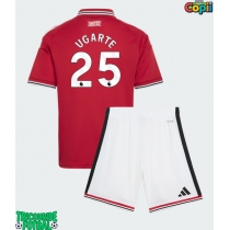 Echipament fotbal Manchester United Manuel Ugarte #25 Tricou Acasa 2026-27 pentru copii maneca scurta (+ Pantaloni scurti)