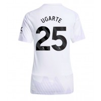 Echipament fotbal Manchester United Manuel Ugarte #25 Tricou Deplasare 2025-26 pentru femei maneca scurta