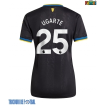 Echipament fotbal Manchester United Manuel Ugarte #25 Tricou Treilea 2025-26 pentru femei maneca scurta
