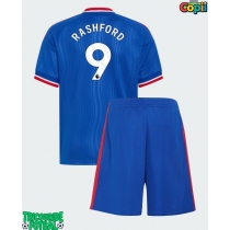 Echipament fotbal Manchester United Marcus Rashford #9 Tricou Deplasare 2026-27 pentru copii maneca scurta (+ Pantaloni scurti)