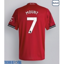 Echipament fotbal Manchester United Mason Mount #7 Tricou Acasa 2025-26 maneca scurta