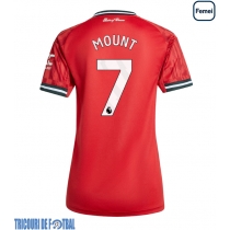 Echipament fotbal Manchester United Mason Mount #7 Tricou Acasa 2025-26 pentru femei maneca scurta