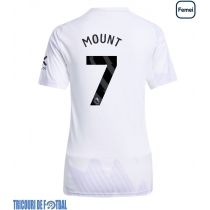 Echipament fotbal Manchester United Mason Mount #7 Tricou Deplasare 2025-26 pentru femei maneca scurta