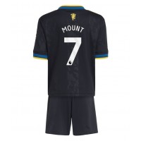 Echipament fotbal Manchester United Mason Mount #7 Tricou Treilea 2025-26 pentru copii maneca scurta (+ Pantaloni scurti)
