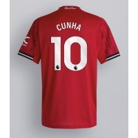 Echipament fotbal Manchester United Matheus Cunha #10 Tricou Acasa 2025-26 maneca scurta