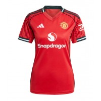 Echipament fotbal Manchester United Matheus Cunha #10 Tricou Acasa 2025-26 pentru femei maneca scurta