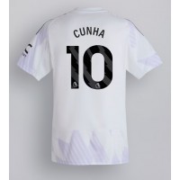 Echipament fotbal Manchester United Matheus Cunha #10 Tricou Deplasare 2025-26 maneca scurta