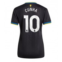 Echipament fotbal Manchester United Matheus Cunha #10 Tricou Treilea 2025-26 pentru femei maneca scurta