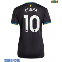 Echipament fotbal Manchester United Matheus Cunha #10 Tricou Treilea 2025-26 pentru femei maneca scurta