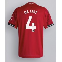 Echipament fotbal Manchester United Matthijs de Ligt #4 Tricou Acasa 2025-26 maneca scurta