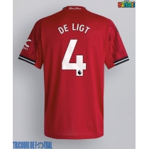 Echipament fotbal Manchester United Matthijs de Ligt #4 Tricou Acasa 2025-26 maneca scurta