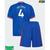 Echipament fotbal Manchester United Matthijs de Ligt #4 Tricou Deplasare 2026-27 pentru copii maneca scurta (+ Pantaloni scurti)