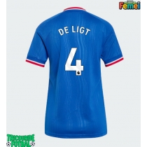 Echipament fotbal Manchester United Matthijs de Ligt #4 Tricou Deplasare 2026-27 pentru femei maneca scurta