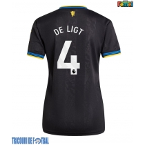 Echipament fotbal Manchester United Matthijs de Ligt #4 Tricou Treilea 2025-26 pentru femei maneca scurta