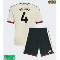Echipament fotbal Manchester United Matthijs de Ligt #4 Tricou Treilea 2026-27 pentru copii maneca scurta (+ Pantaloni scurti)