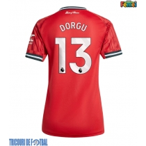 Echipament fotbal Manchester United Patrick Dorgu #13 Tricou Acasa 2025-26 pentru femei maneca scurta
