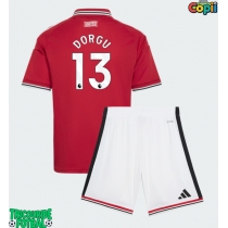 Echipament fotbal Manchester United Patrick Dorgu #13 Tricou Acasa 2026-27 pentru copii maneca scurta (+ Pantaloni scurti)