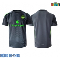 Echipament fotbal Manchester United Portar Tricou Deplasare 2025-26 maneca scurta