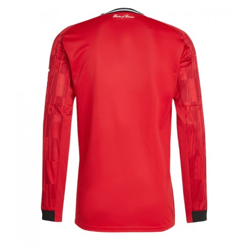 Echipament fotbal Manchester United Tricou Acasa 2025-26 maneca lunga Echipament fotbal Manchester United Tricou Acasa 2025-26 maneca lunga