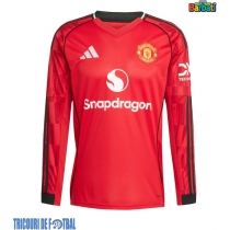 Echipament fotbal Manchester United Tricou Acasa 2025-26 maneca lunga