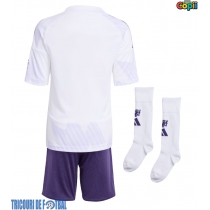 Echipament fotbal Manchester United Tricou Deplasare 2025-26 pentru copii maneca scurta (+ Pantaloni scurti)