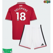 Echipament fotbal Manchester United Youri Tielemans #18 Tricou Acasa 2026-27 pentru copii maneca scurta (+ Pantaloni scurti)