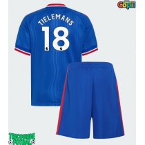 Echipament fotbal Manchester United Youri Tielemans #18 Tricou Deplasare 2026-27 pentru copii maneca scurta (+ Pantaloni scurti)