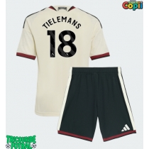 Echipament fotbal Manchester United Youri Tielemans #18 Tricou Treilea 2026-27 pentru copii maneca scurta (+ Pantaloni scurti)