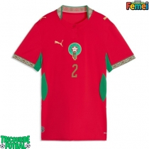 Echipament fotbal Maroc Achraf Hakimi #2 Tricou Acasa Mondial 2026 pentru femei maneca scurta