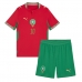 Echipament fotbal Maroc Brahim Diaz #10 Tricou Acasa Mondial 2026 pentru copii maneca scurta (+ Pantaloni scurti)