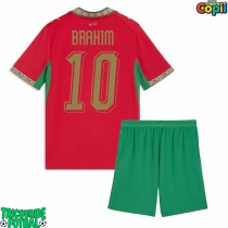 Echipament fotbal Maroc Brahim Diaz #10 Tricou Acasa Mondial 2026 pentru copii maneca scurta (+ Pantaloni scurti)