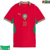 Echipament fotbal Maroc Brahim Diaz #10 Tricou Acasa Mondial 2026 pentru femei maneca scurta
