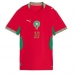Echipament fotbal Maroc Brahim Diaz #10 Tricou Acasa Mondial 2026 pentru femei maneca scurta