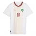 Echipament fotbal Maroc Brahim Diaz #10 Tricou Deplasare Mondial 2026 pentru femei maneca scurta