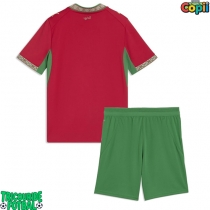 Echipament fotbal Maroc Tricou Acasa Mondial 2026 pentru copii maneca scurta (+ Pantaloni scurti)
