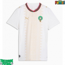 Echipament fotbal Maroc Tricou Deplasare Mondial 2026 pentru femei maneca scurta