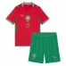 Echipament fotbal Maroc Youssef En-Nesyri #19 Tricou Acasa Mondial 2026 pentru copii maneca scurta (+ Pantaloni scurti)