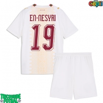 Echipament fotbal Maroc Youssef En-Nesyri #19 Tricou Deplasare Mondial 2026 pentru copii maneca scurta (+ Pantaloni scurti)