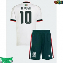 Echipament fotbal Mexic Alexis Vega #10 Tricou Deplasare Mondial 2026 pentru copii maneca scurta (+ Pantaloni scurti)