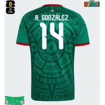 Echipament fotbal Mexic Armando Gonzalez #14 Tricou Acasa Mondial 2026 maneca scurta