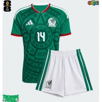 Echipament fotbal Mexic Armando Gonzalez #14 Tricou Acasa Mondial 2026 pentru copii maneca scurta (+ Pantaloni scurti)